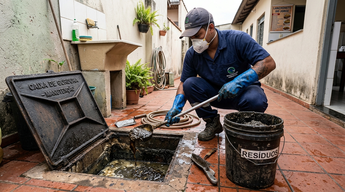 Manutenção de Caixa de Gordura em São Bernardo do Campo‑SP
